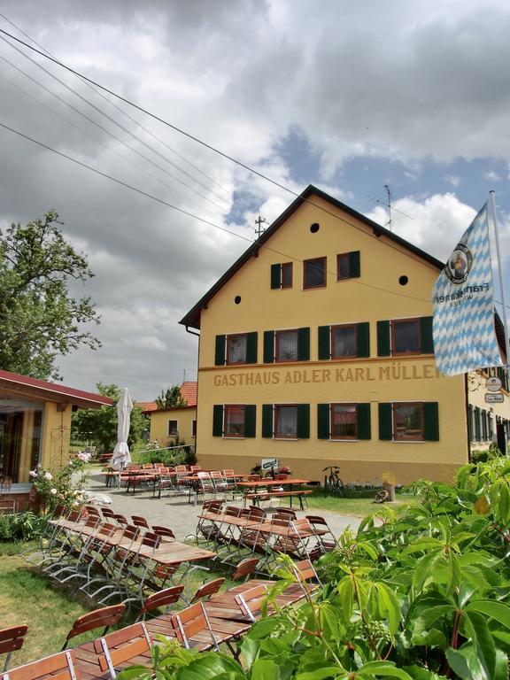 Landhotel Zum Adler Oberbechingen المظهر الخارجي الصورة
